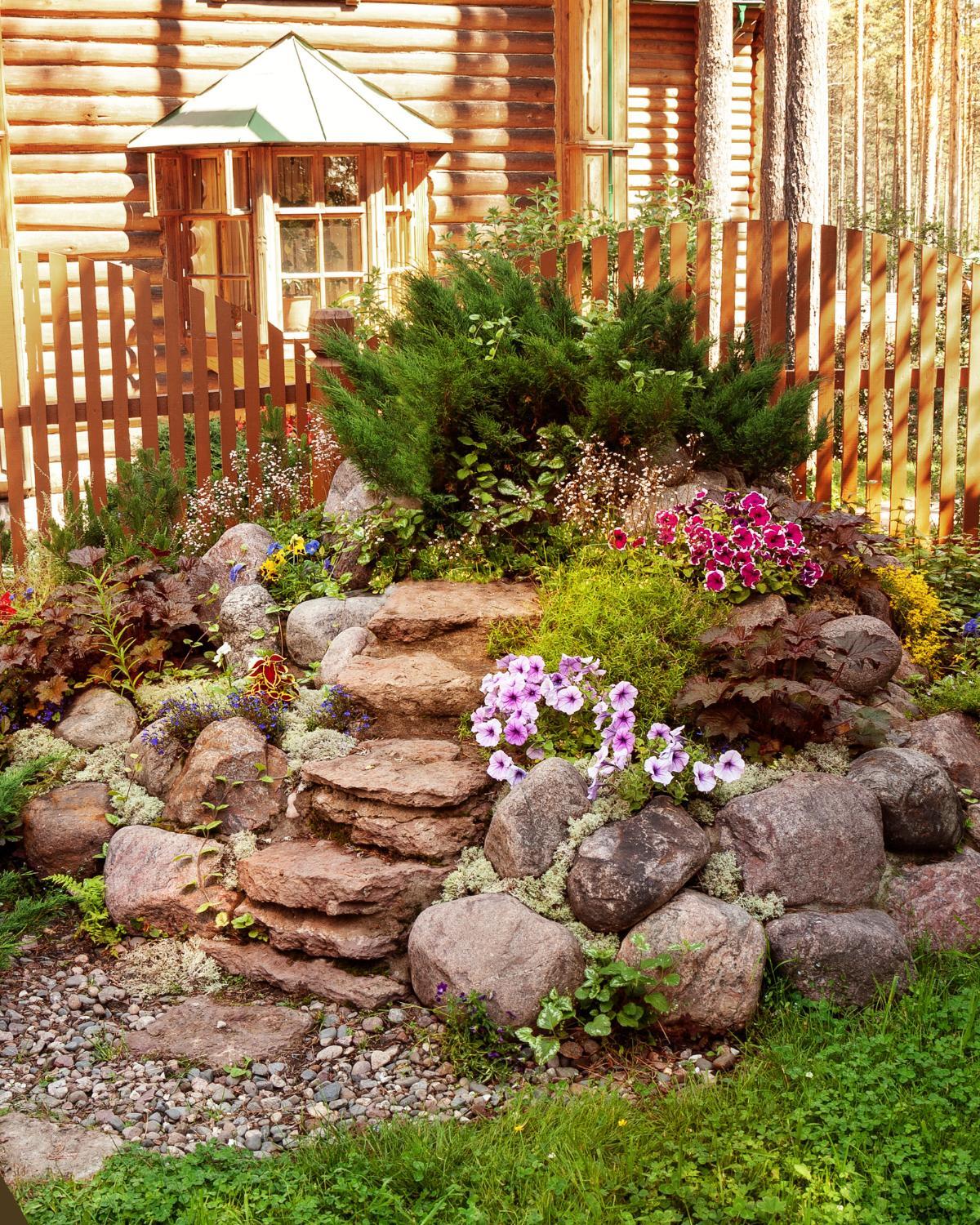 cheap rock landscaping ideas 07