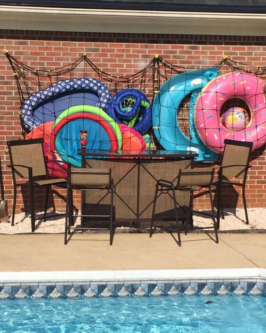 diy pool float storage ideas 11